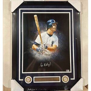 Don Mattingly signed autographed New York Yankees 16x20 photo framed Beckett
